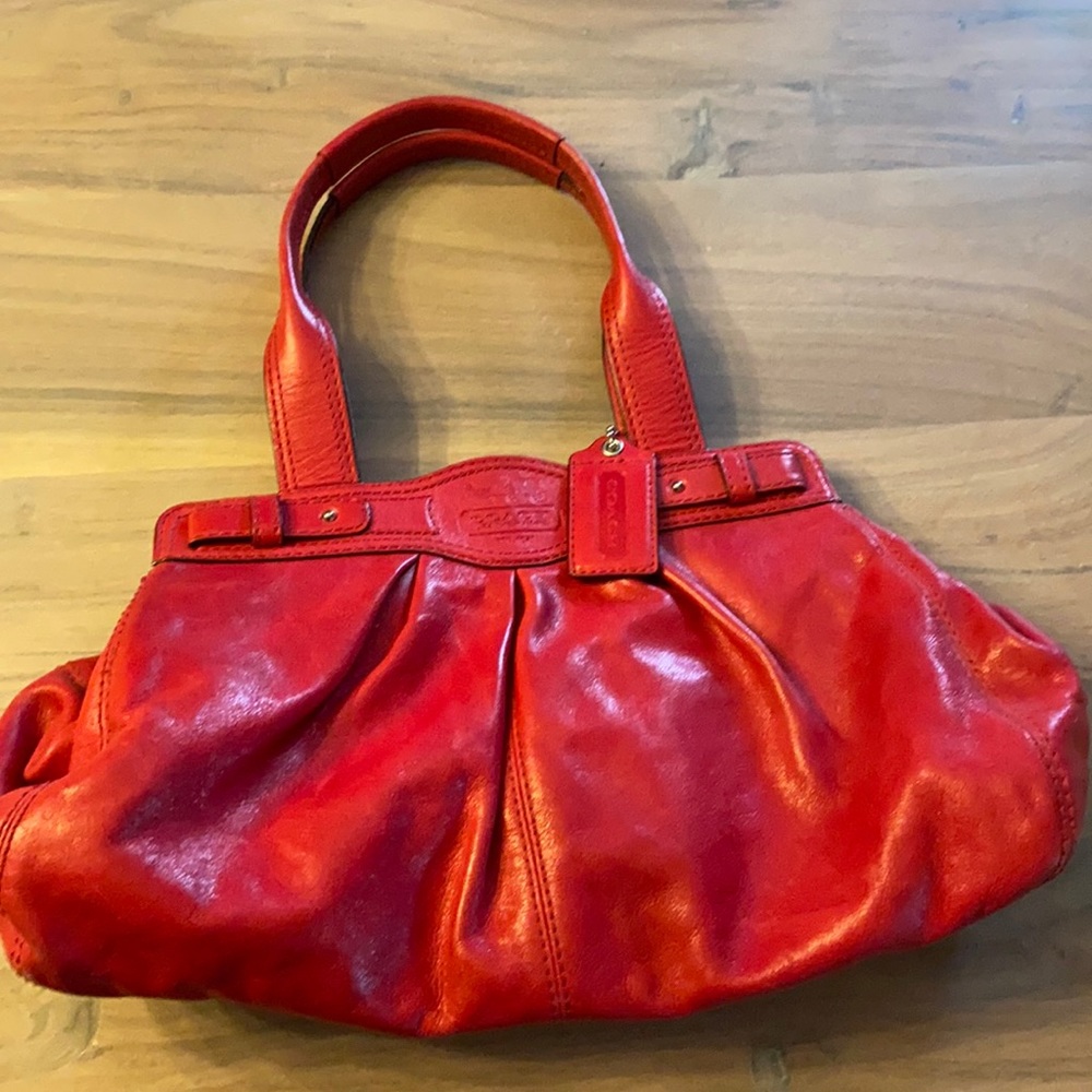 Magenta Coach Bag